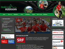 Tablet Screenshot of fanclubhubmann.ch